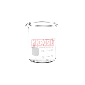 Beaker, low form with graduation, borosilicate glass, DIN 12 331