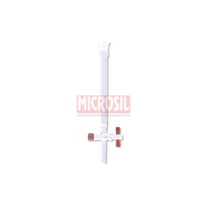 Chromatography column with porosity 0 sintered disc PTFE key stopcock and socket