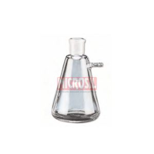 Filtering flask, heavy wall, side tubulation, taper joint