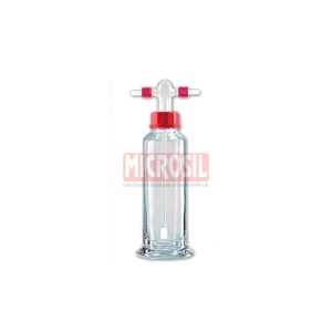 Gas washing bottle (Drechsel bottle) 250 ml, with fritted cylinder