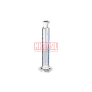 Graduated mixing cylinder, to contain, Class A, with PE stopper, serialized and certified