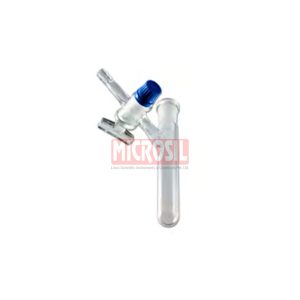 Schlenk tube, round bottom, with socket and glass stopcock 2