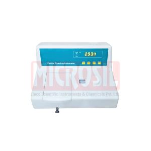 Microprocessor Single Beam Visible Spectrophotometer with software MIC-721 S