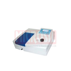 Microprocessor Single Beam Visible Spectrophotometer with software
